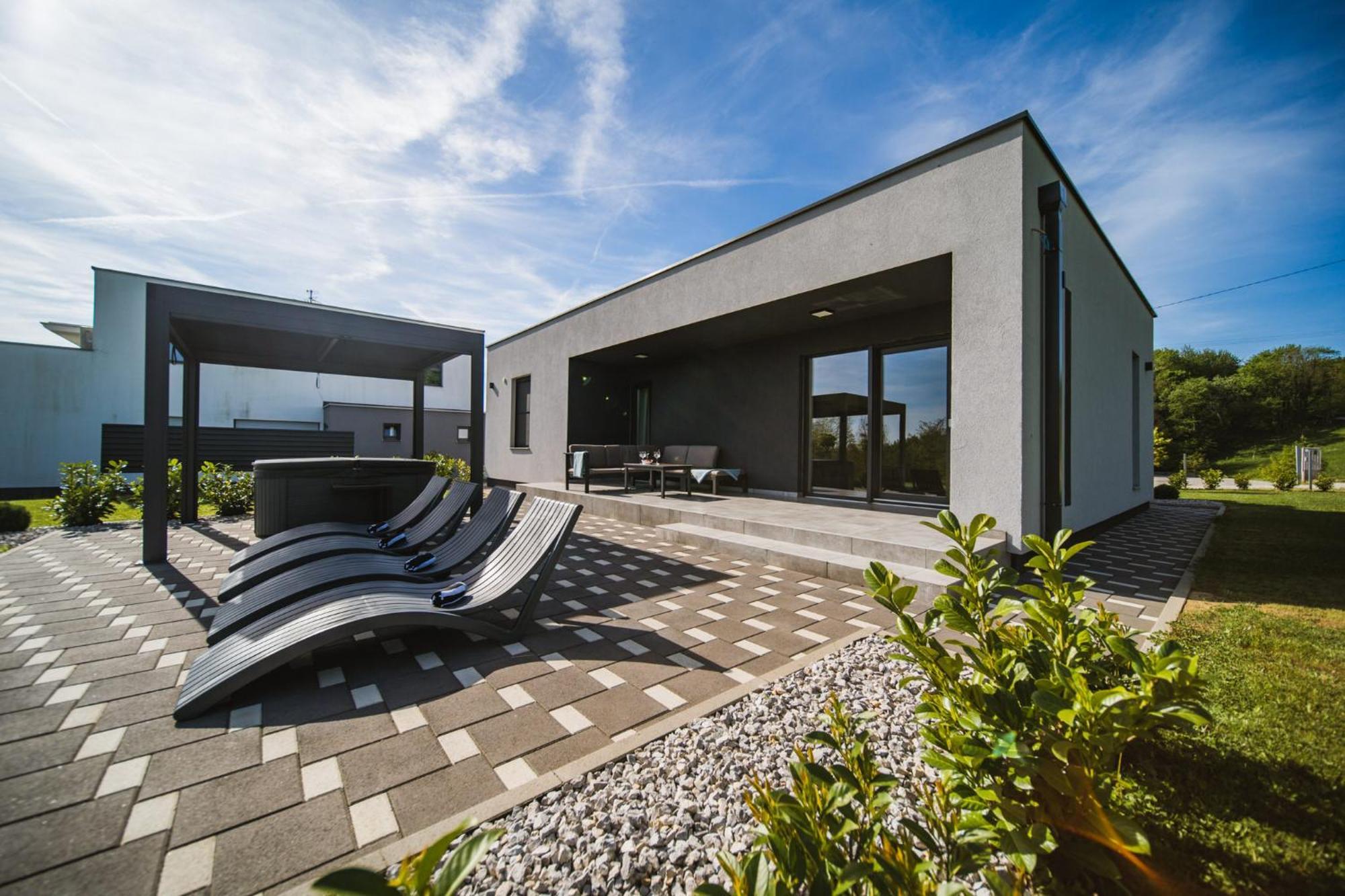 K Relax Place, Varazdinske Toplice, Modern Home With Sauna, Jacuzzi, Wifi Экстерьер фото